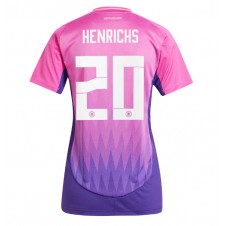 Tyskland Benjamin Henrichs #20 Bortatröja Dam EM 2024 Korta ärmar